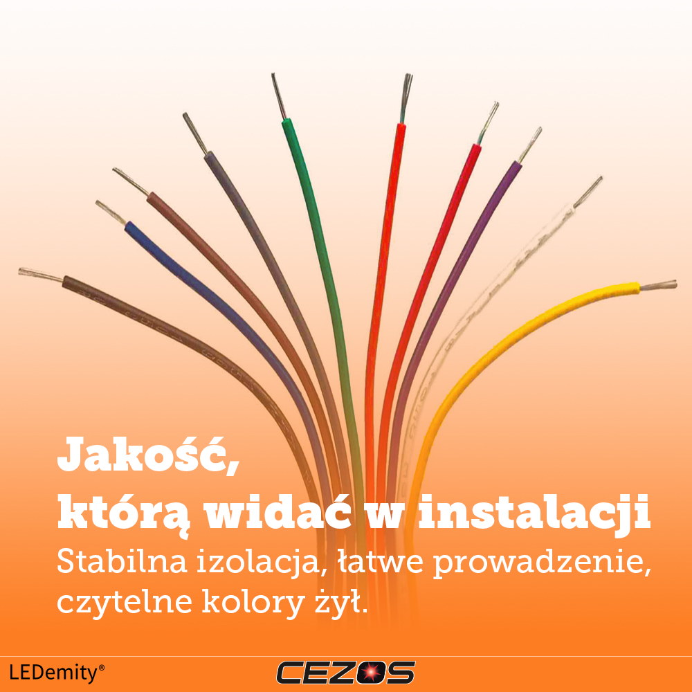 Przykładowe zastosowanie przewodu LgY 0,50 mm²