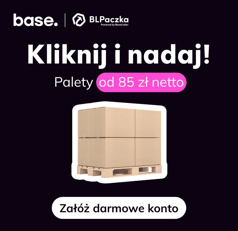 Wysyłaj palety z BLPaczką