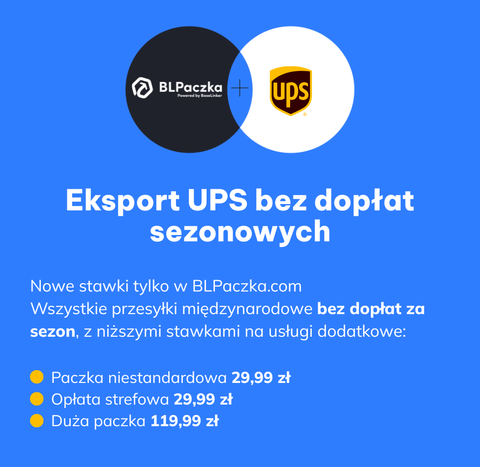 BLPaczka x UPS
