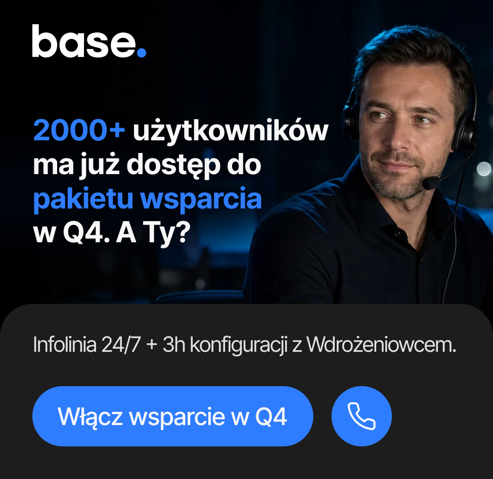 Włącz wsparcie w Q4