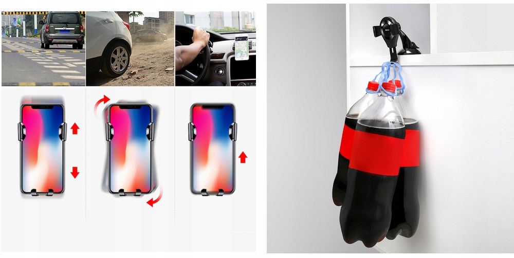 Uchwyt na szybę kokpit LG V30