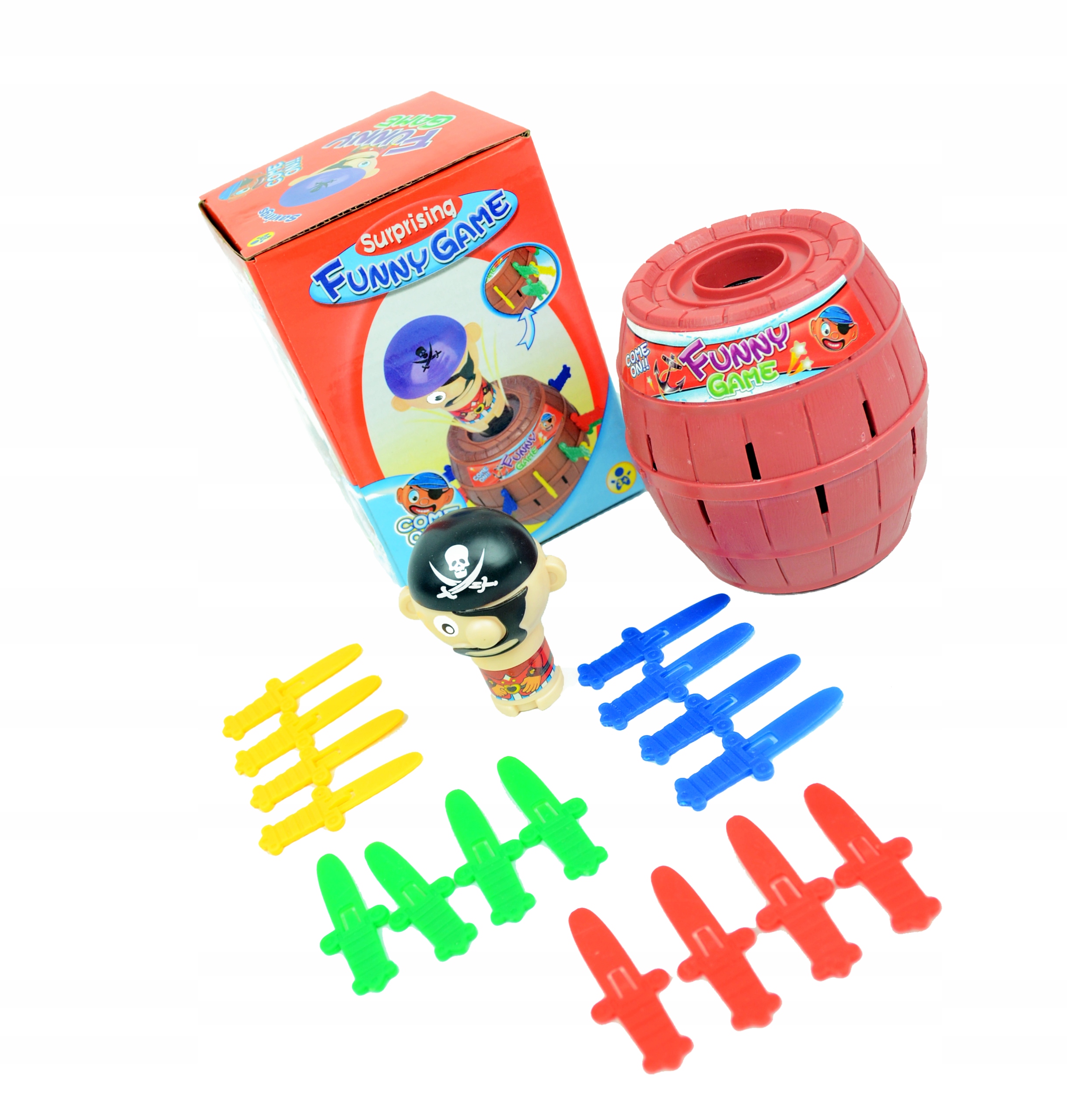 GRA W PIRATA UKŁUJ PIRATA SKACZĄCY PIRAT W BECZCE