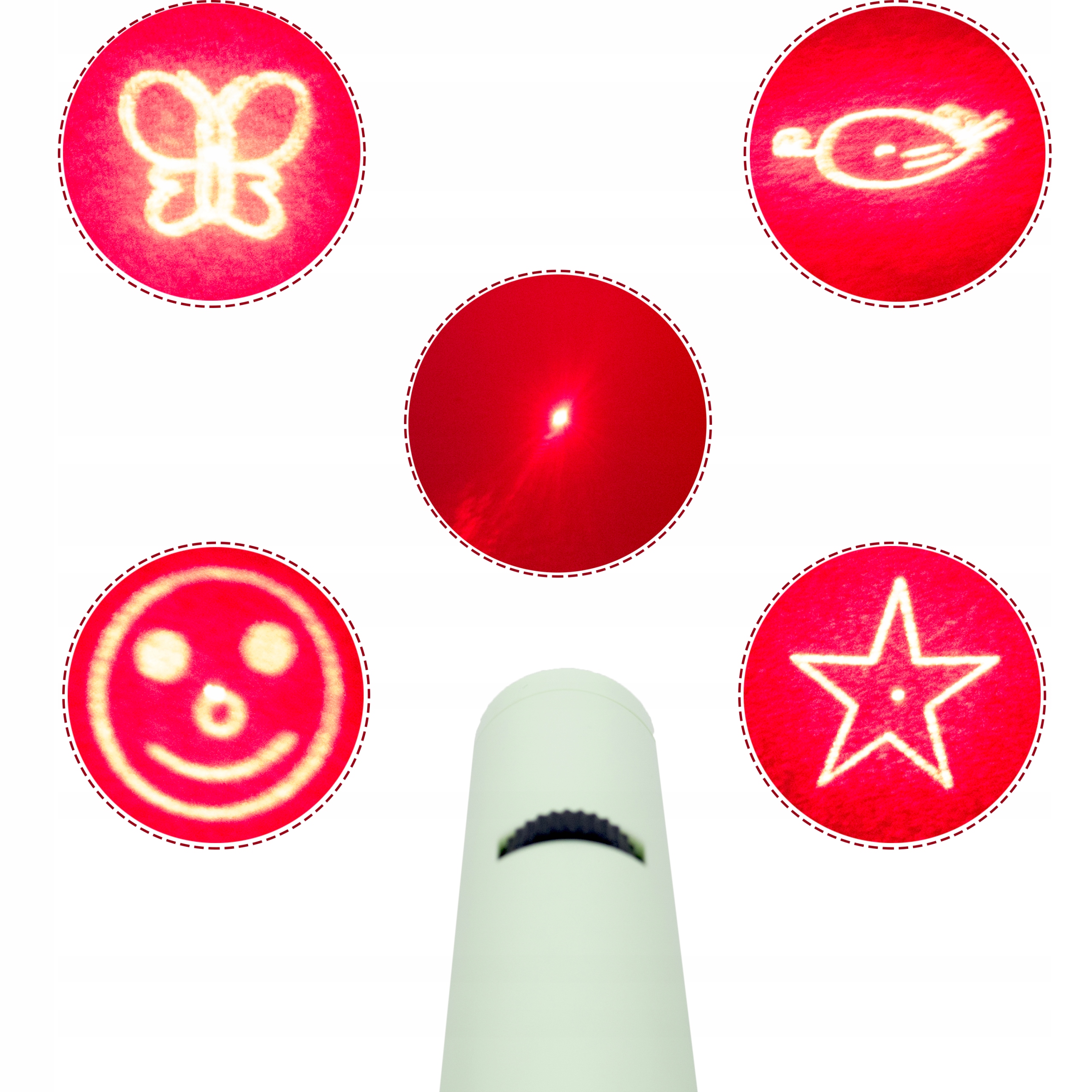 PROJEKTOR LASEROWY WSKAŹNIK LASEROWY LATARKA 3W1