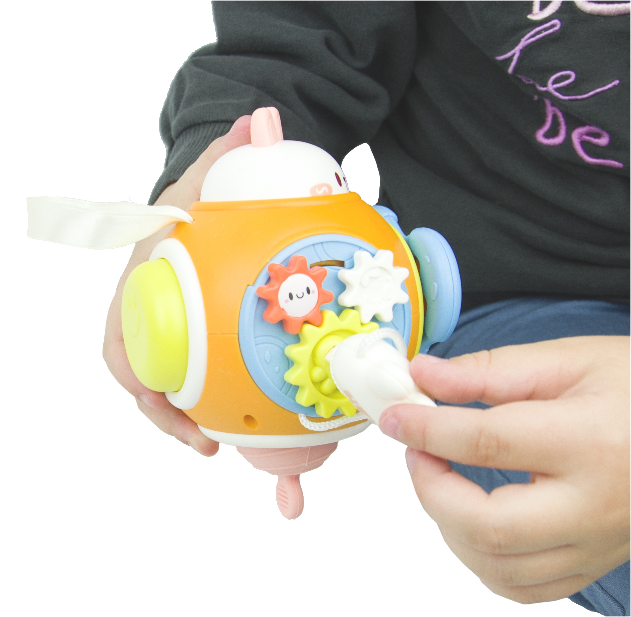 PIŁKA AKTYWNOŚCI INTERAKTYWNA ZABAWKA SENSORYCZNA 6w1 WIELOFUNKCYJNA PIŁKA