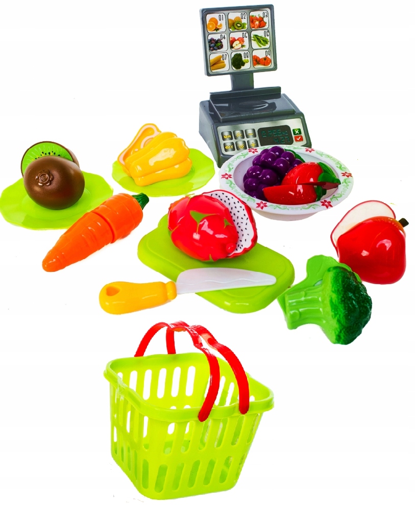 WARZYWA I OWOCE DO KROJENIA NA RZEPY W KOSZYKU