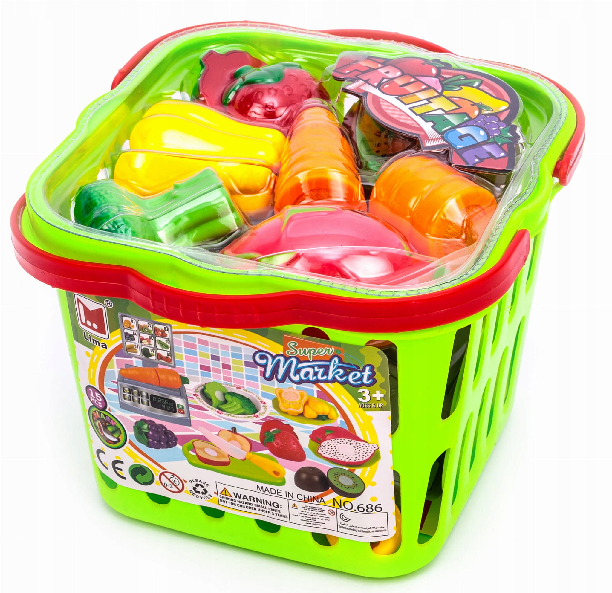 WARZYWA I OWOCE DO KROJENIA NA RZEPY W KOSZYKU