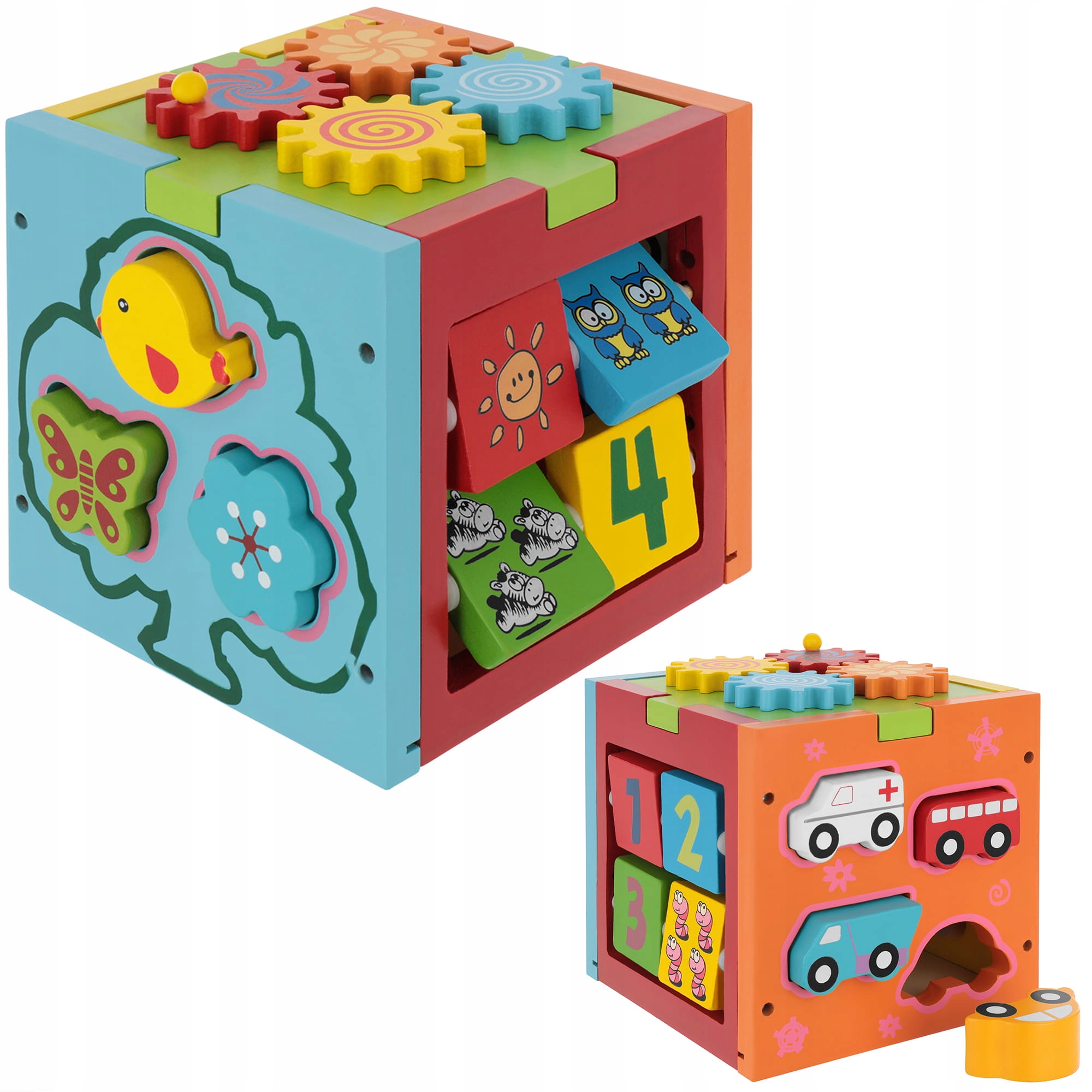 LT330 KOSTKA SENSORYCZNA EDUKACYJNA SORTER 5 PŁASZCZYZN