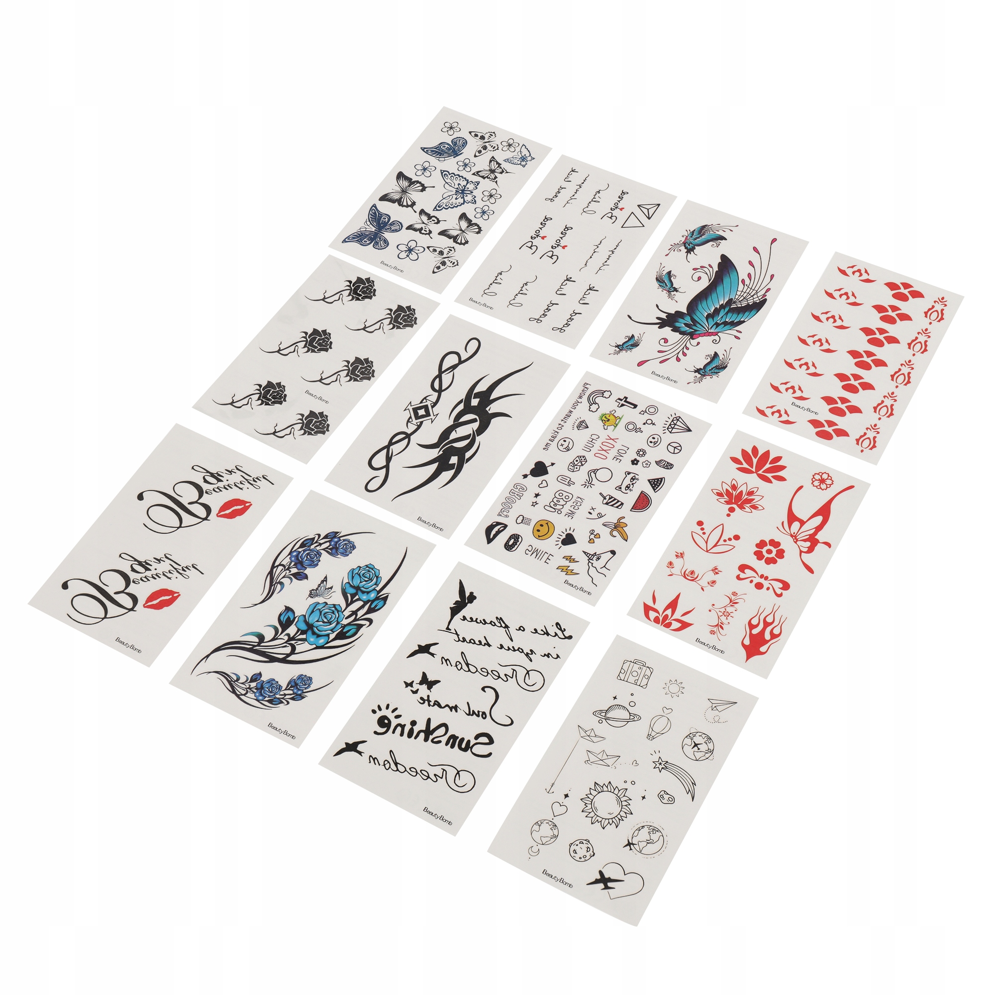 LT394 ZESTAW DO ROBIENIA TATUAŻY ZMYWALNE TATUAŻE