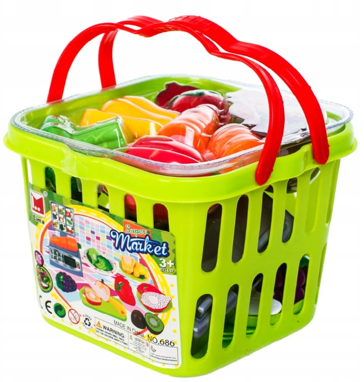 WARZYWA I OWOCE DO KROJENIA NA RZEPY W KOSZYKU