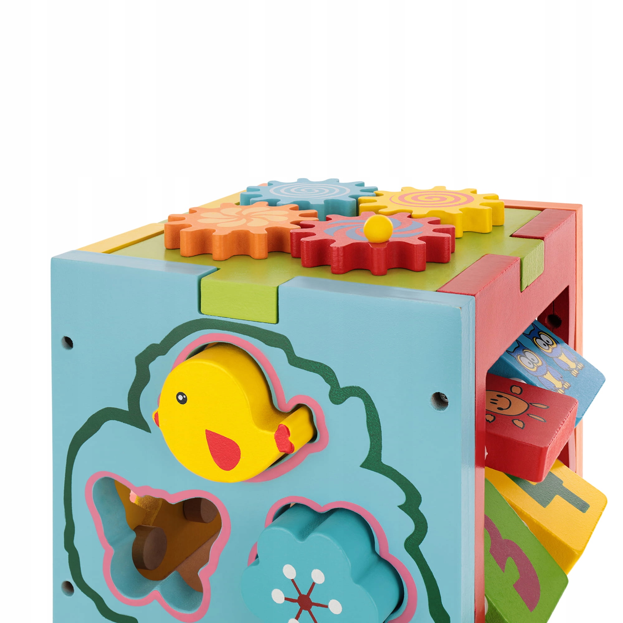 LT330 KOSTKA SENSORYCZNA EDUKACYJNA SORTER 5 PŁASZCZYZN