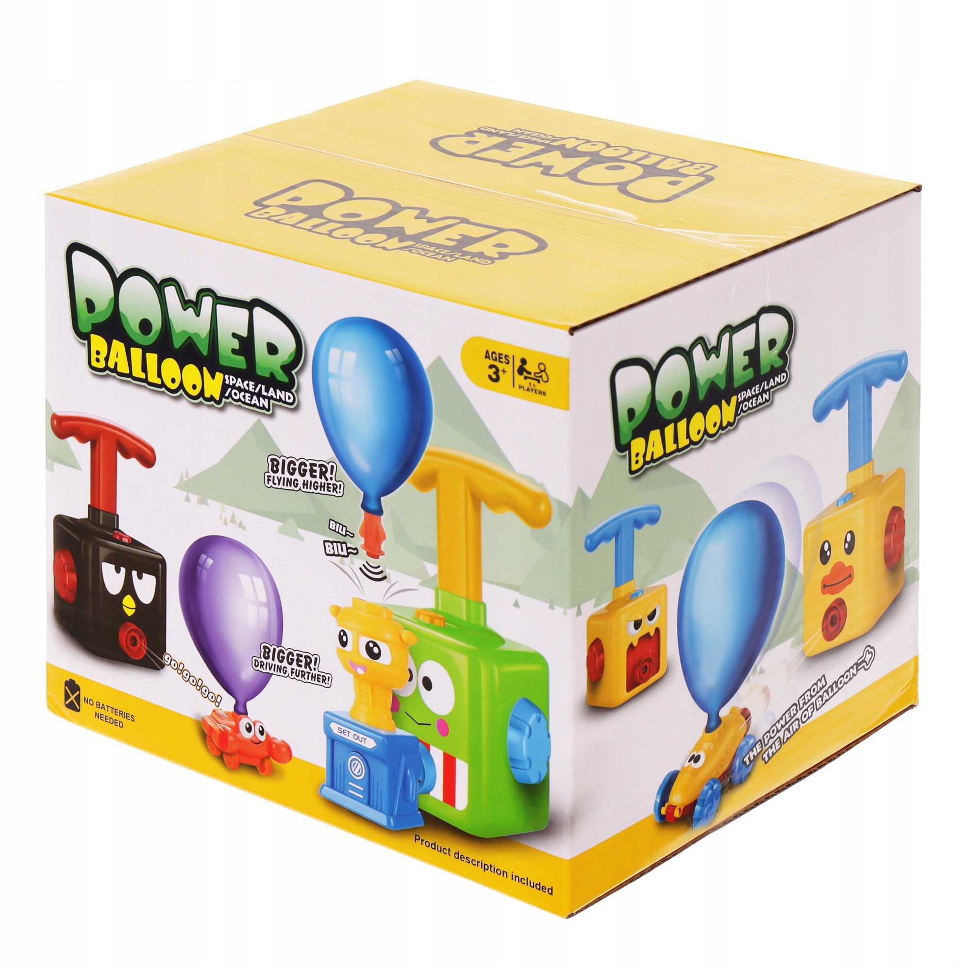 WYRZUTNIA BALONÓW AERODYNAMICZNY SAMOCHÓD POMPKA