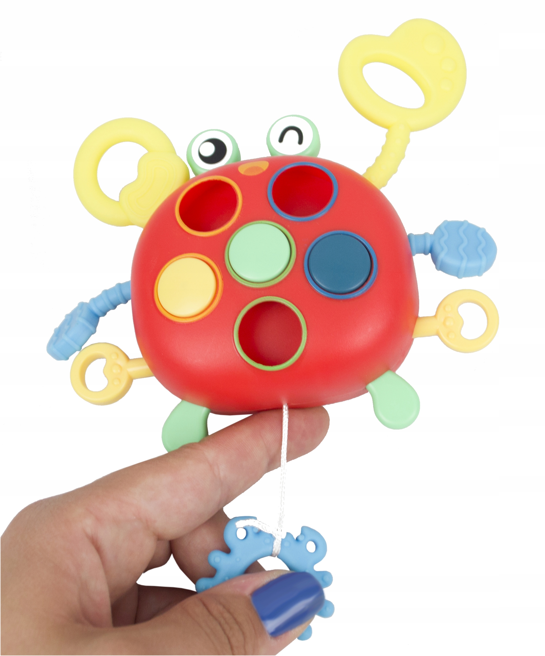 GRYZAK KRAB SENSORYCZNA ZABAWKA RUCHOME ELEMENTY