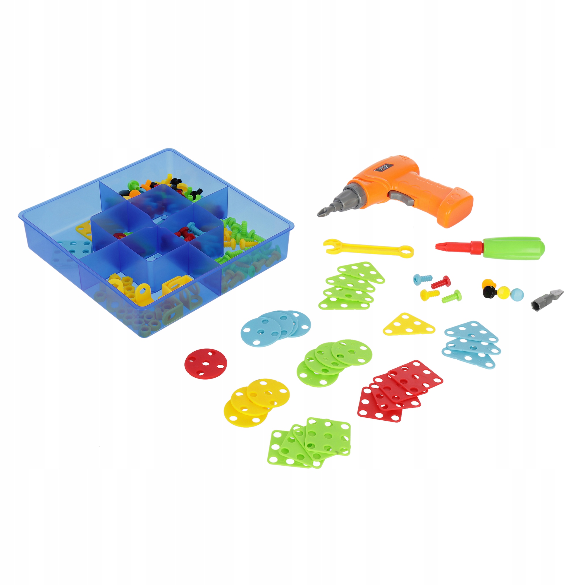 ZESTAW KONSTRUKCYJNY Z WIERTARKĄ 6W1 KREATYWNY 3D