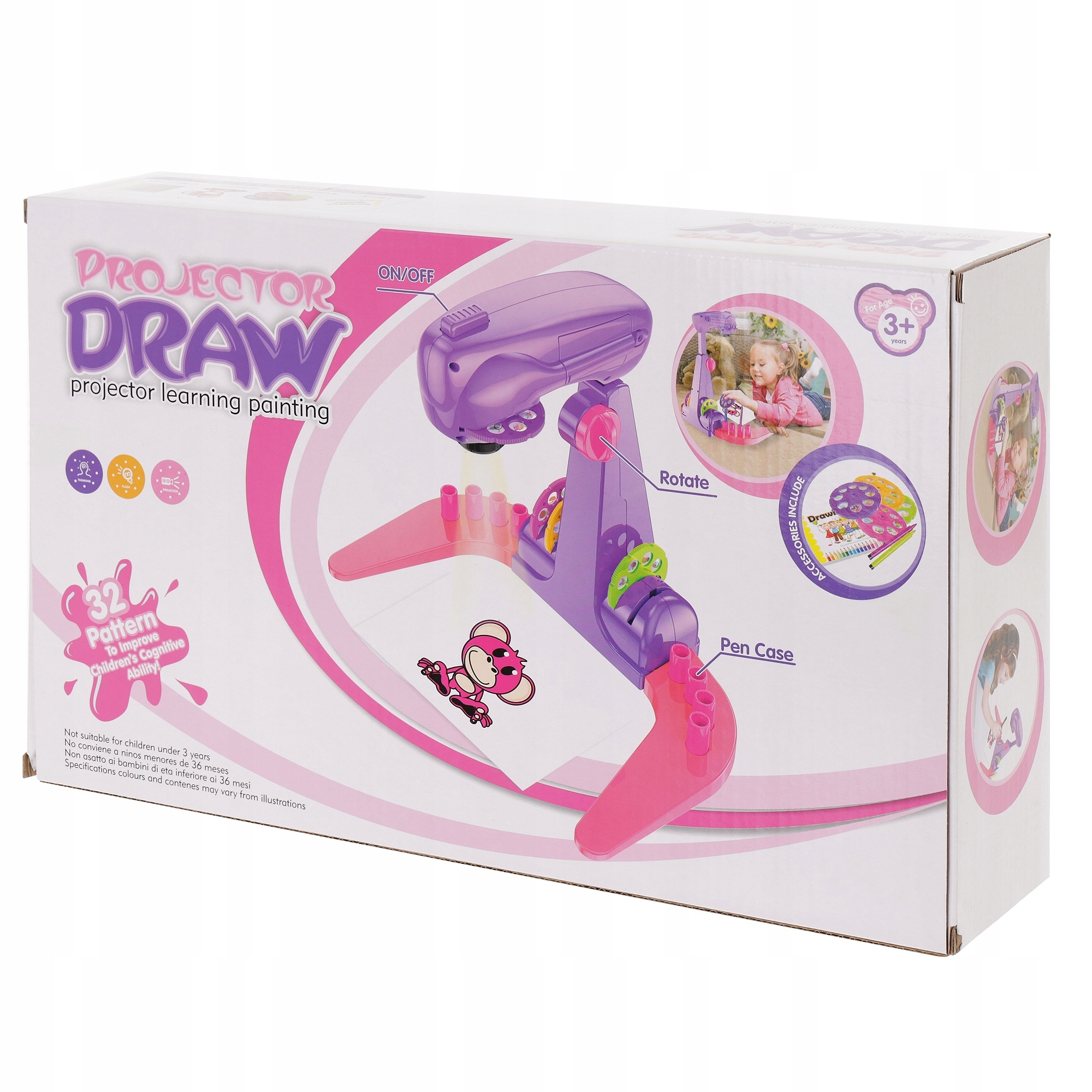 LT390 RZUTNIK DO NAUKI RYSOWANIA PROJEKTOR LAMPKA