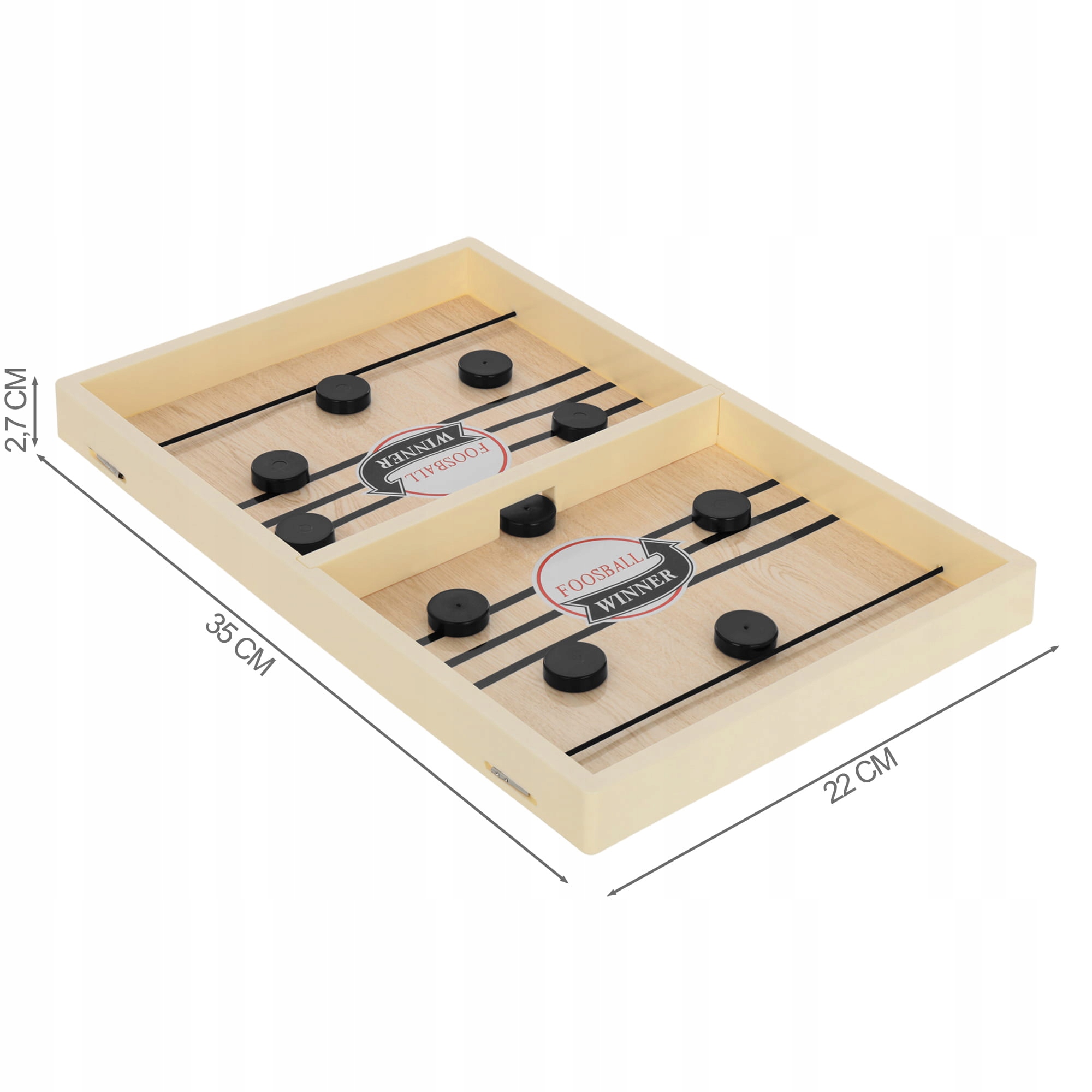 GRA ZRĘCZNOŚCIOWA GRA PIŁKARZYKI ZESTAW Z KRĄŻKAMI