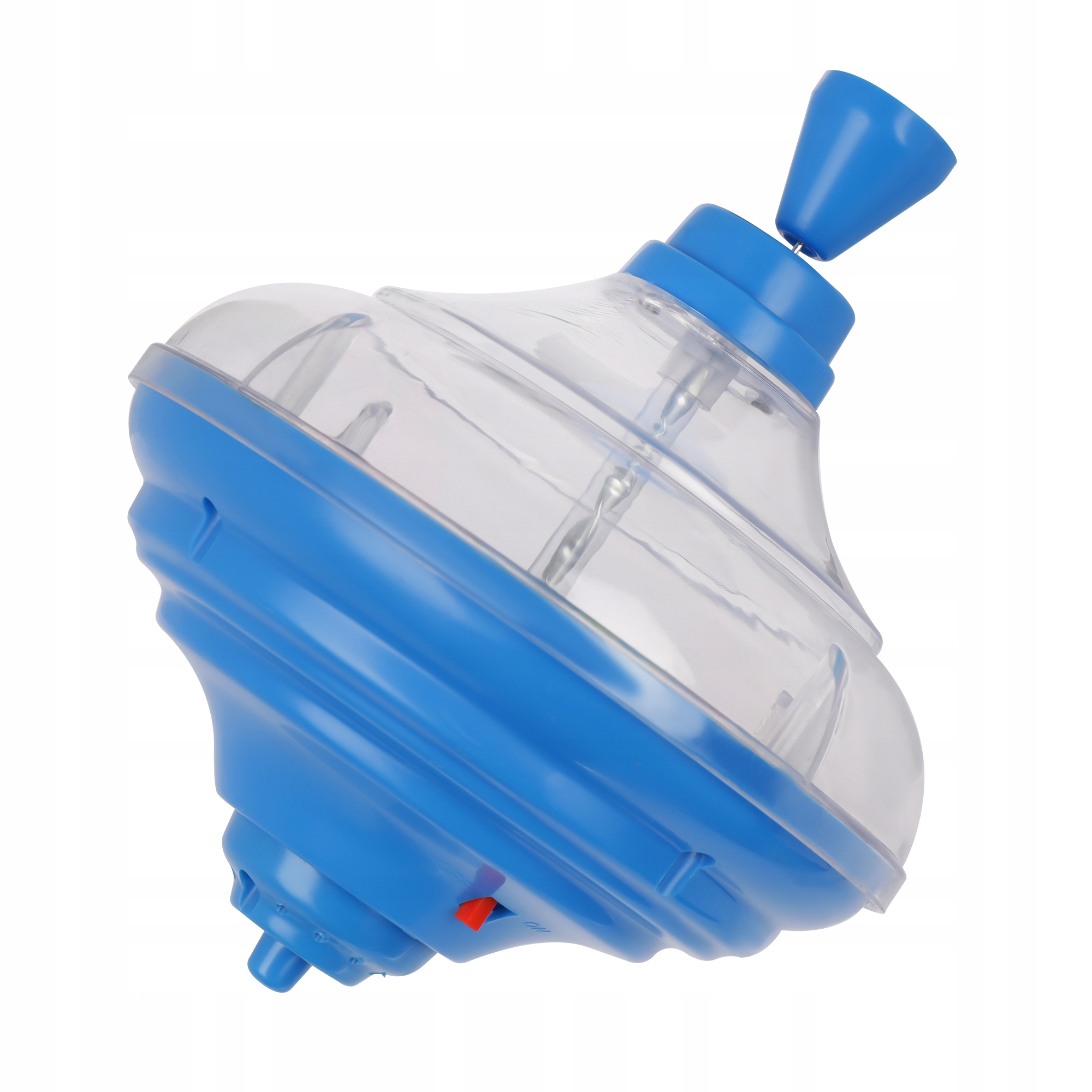 TĘCZOWY WIRUJĄCY BĄCZEK ŚWIECI W CIEMNOŚCI GRA