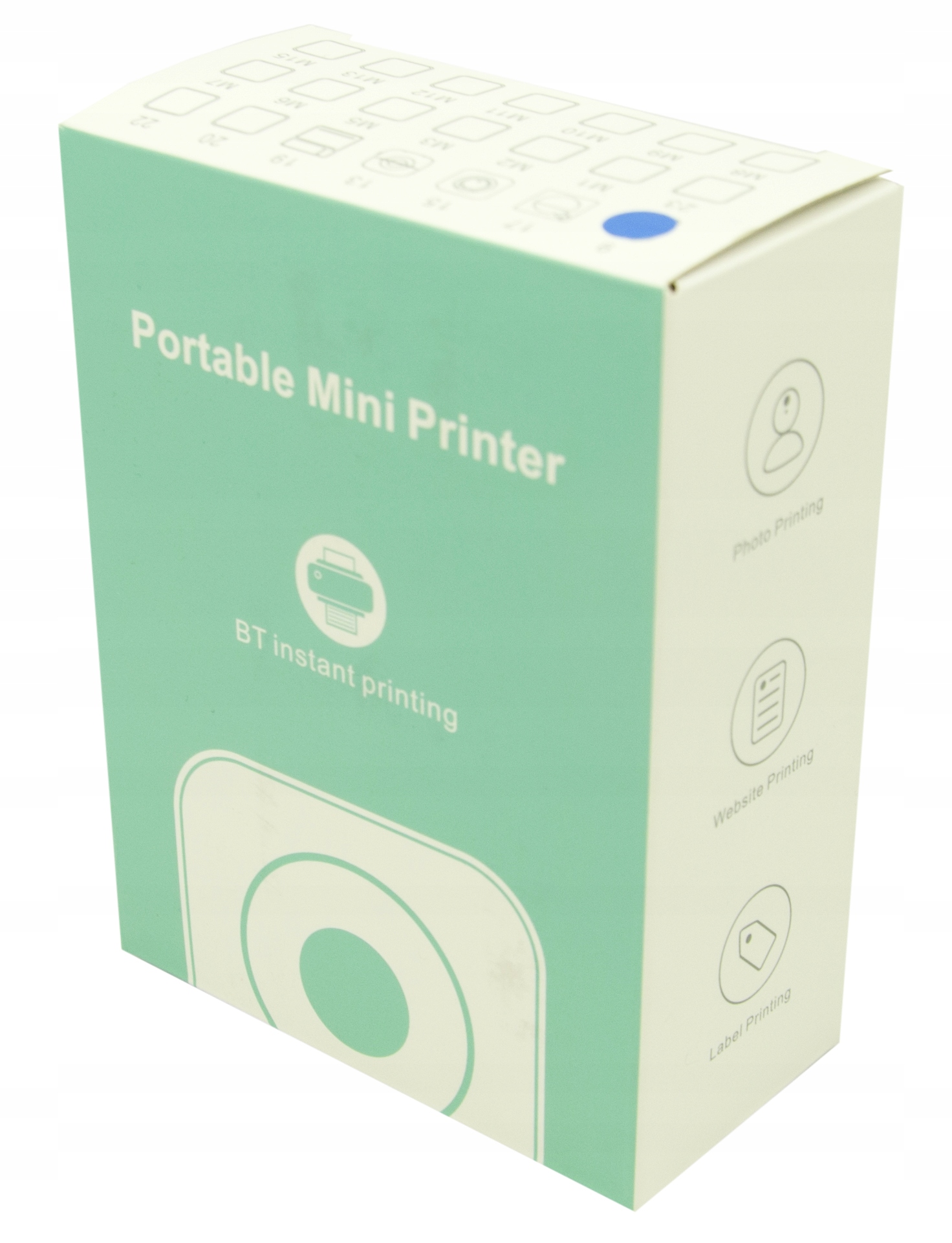 MINI DRUKARKA KOTEK DO ZDJĘĆ TERMICZNA KIESZONKOWA BEZPRZEWODOWA USB ROLKA