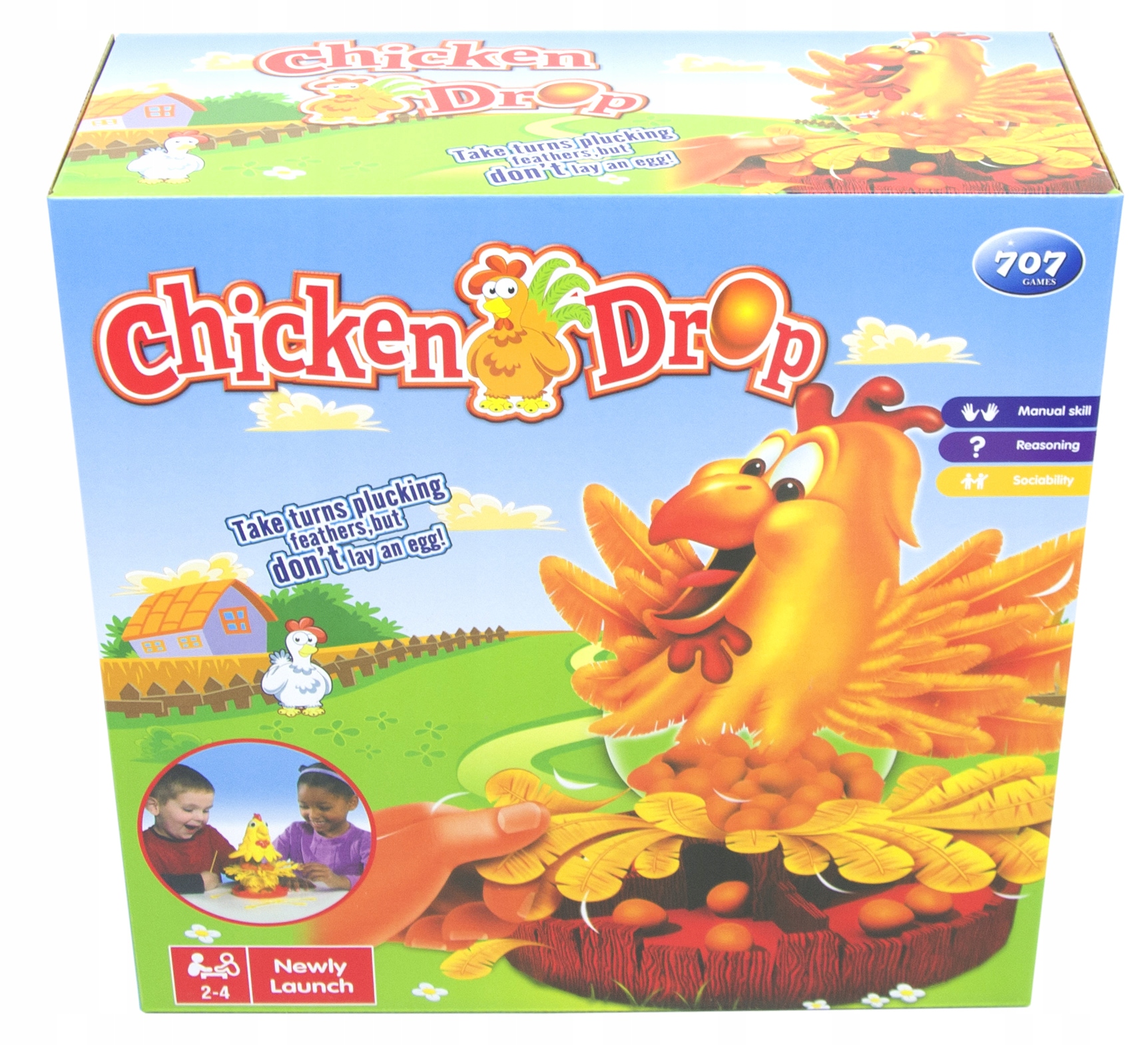 OSKUB KURCZAKA GRA ZRĘCZNOŚCIOWA KURCZAK GRA DLA DZIECI I DOROSŁYCH