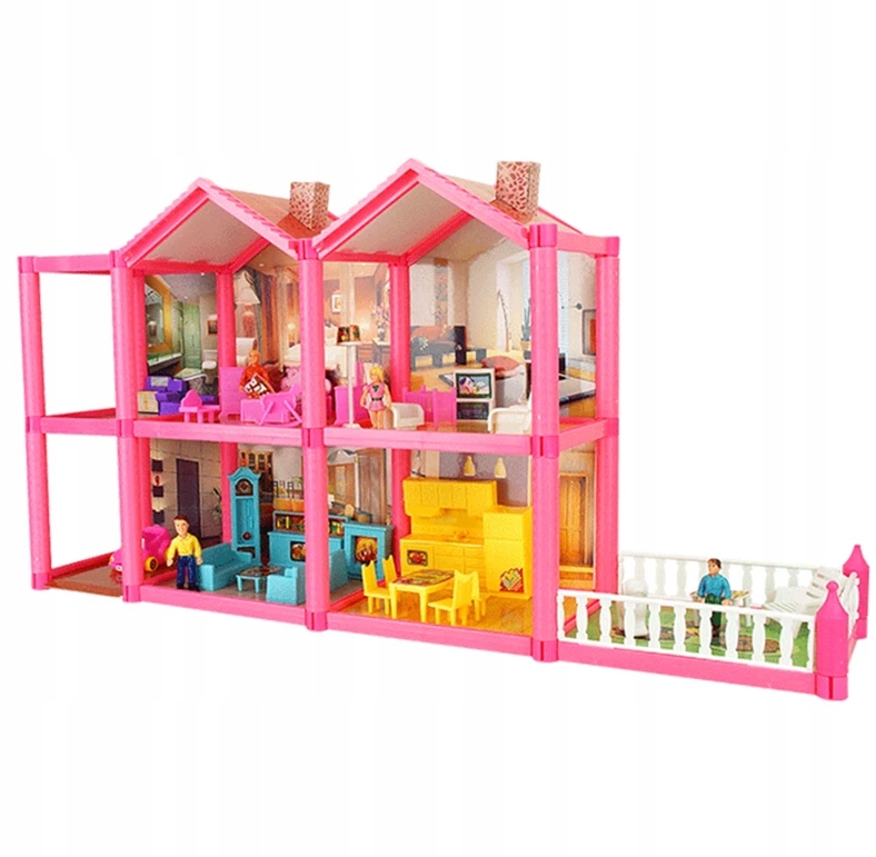 KREATYWNY DOMEK WILLA DO ZŁOŻENIA DOMEK MINI LALEK