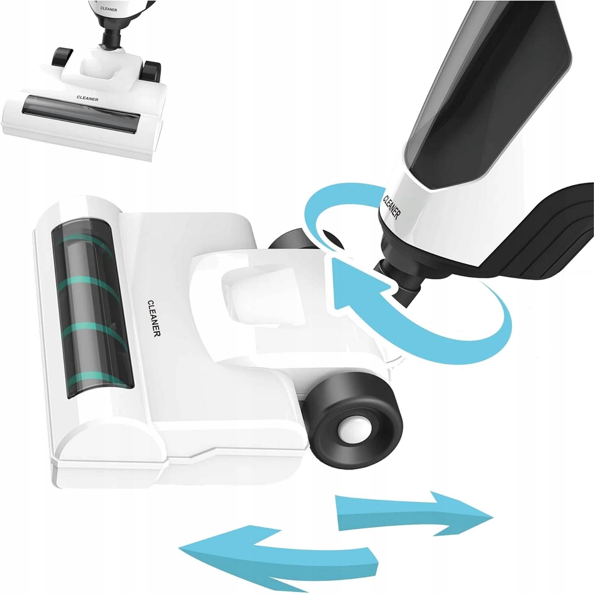 ODKURZACZ 2w1 DLA DZIECI BEZPRZEWODOWY Z FUNKCJĄ SSANIA PIONOWY RĘCZNY