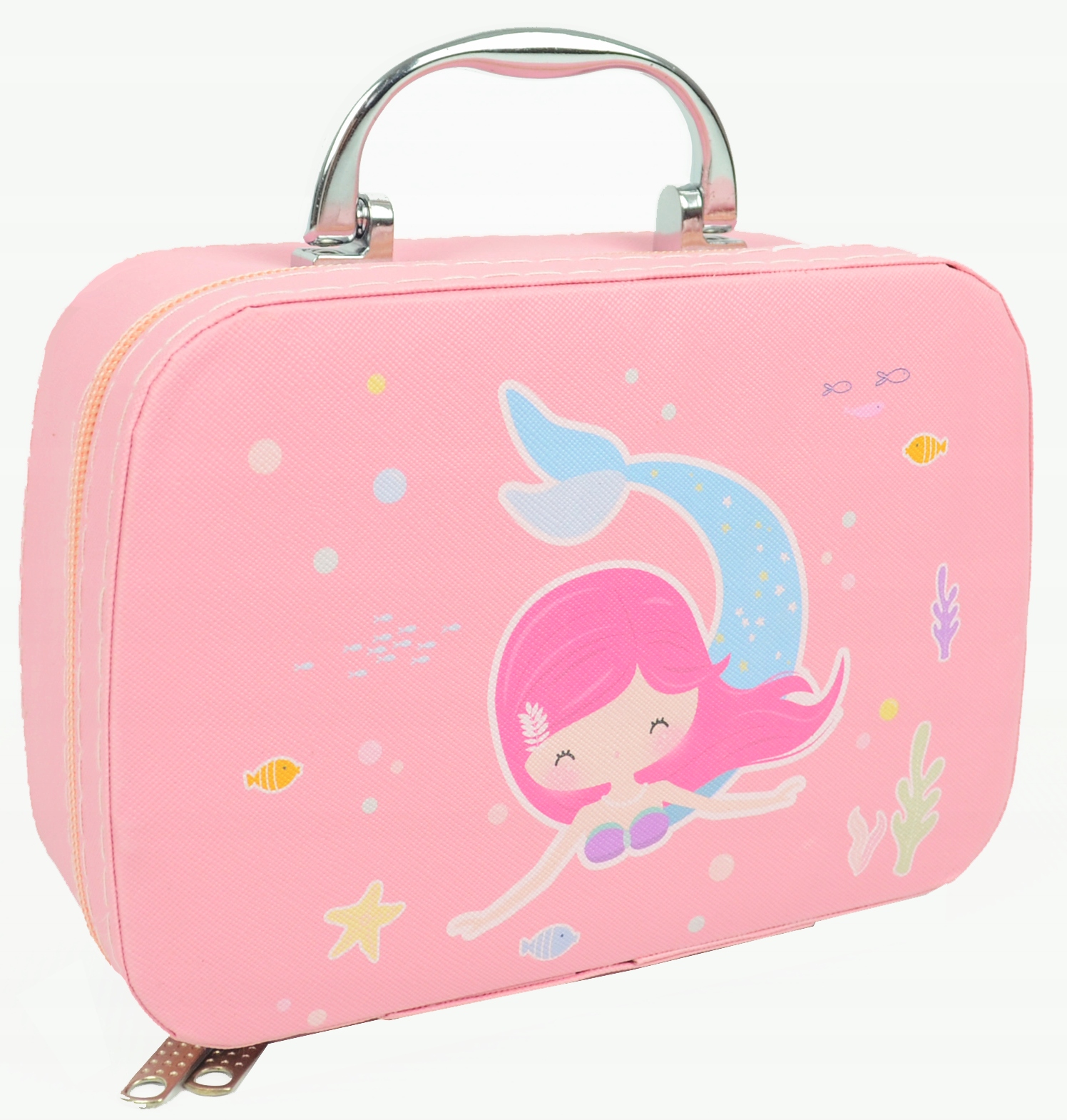 KUFEREK Z KOSMETYKAMI ZESTAW DO MAKIJAŻU OCZU UST POLICZKÓW PAZNOKCI WŁOSÓW