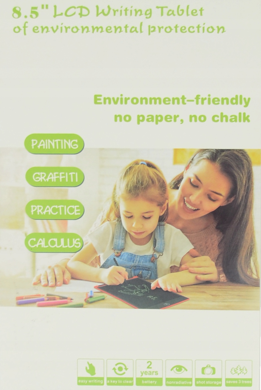 TABLET DO MALOWANIA 8,5 TABLET DŁUGOPIS ZNIKOPIS