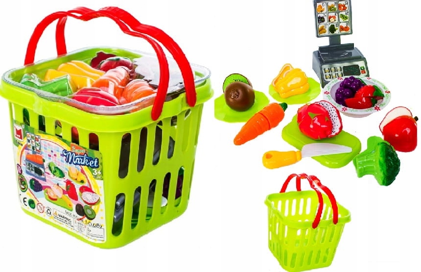 WARZYWA I OWOCE DO KROJENIA NA RZEPY W KOSZYKU