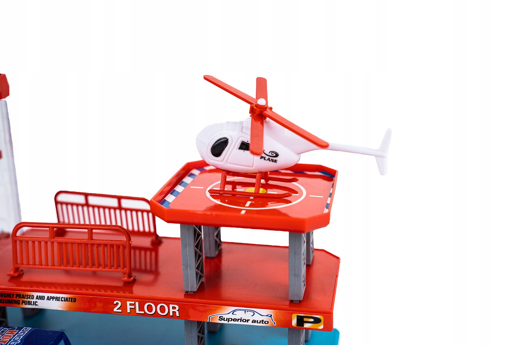 PARKING PIĘTROWY 4 AUTA HELIKOPTER LĄDOWISKO KANAŁ