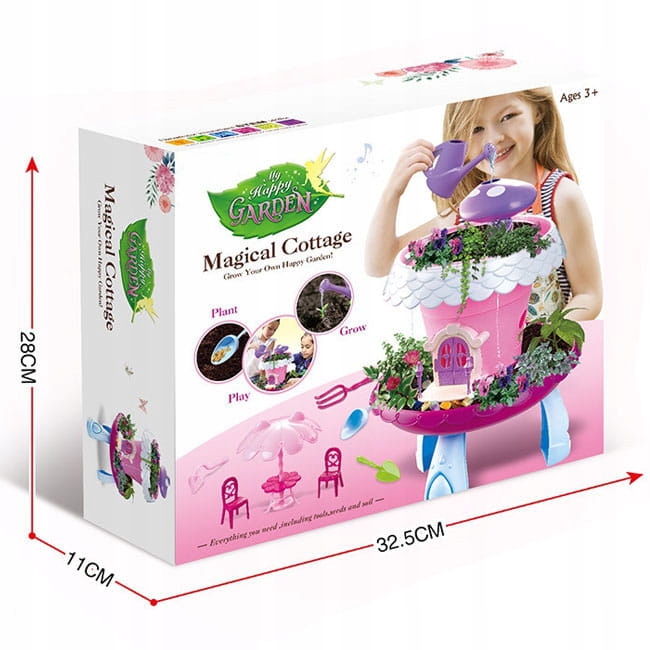 LT247 MAGICZNY OGRÓD KWIATÓW DOMEK EDUKACYJNY DIY