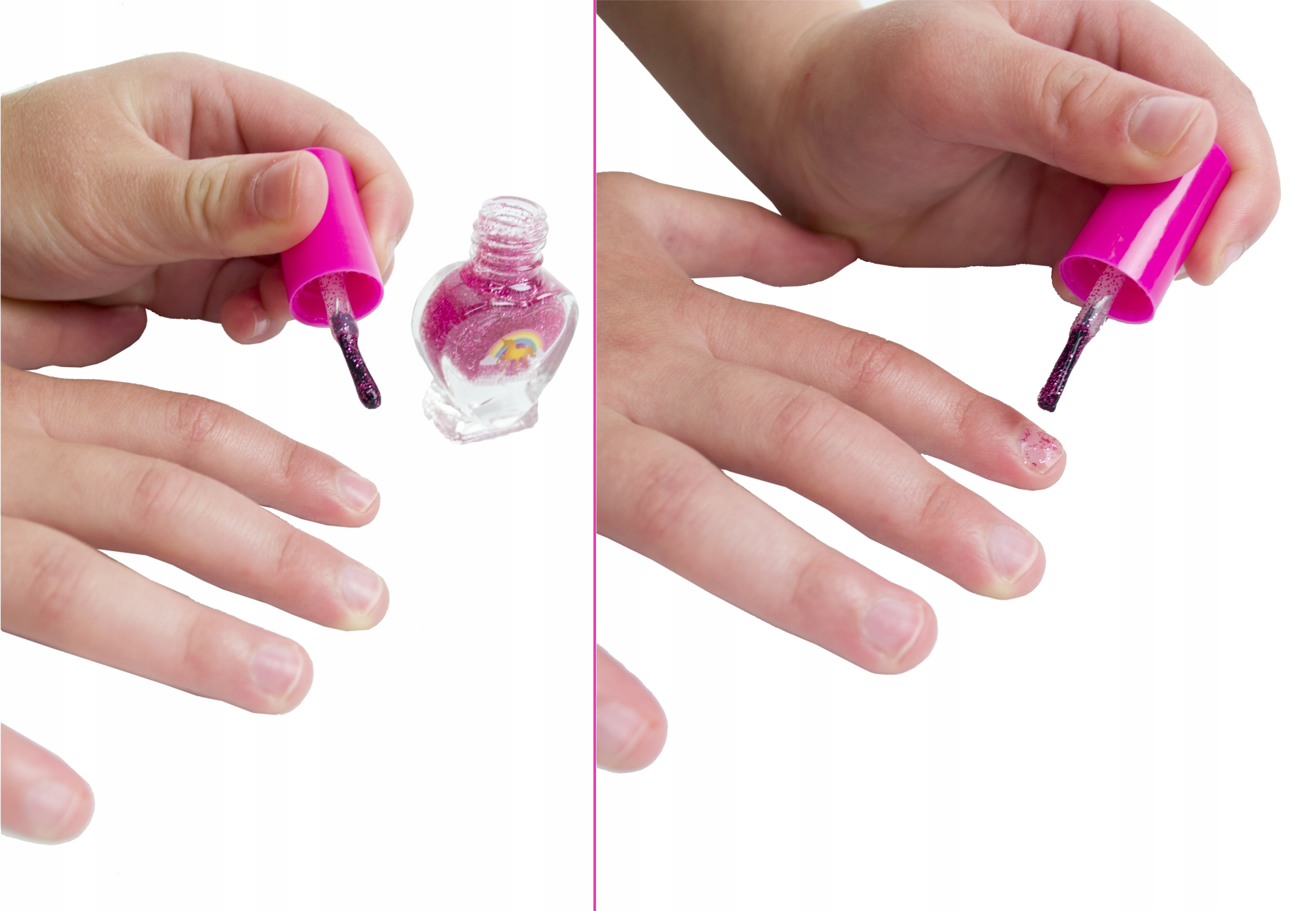 KUFEREK Z KOSMETYKAMI DO MAKIJAŻU CIENIE LAKIERY LUSTERKO