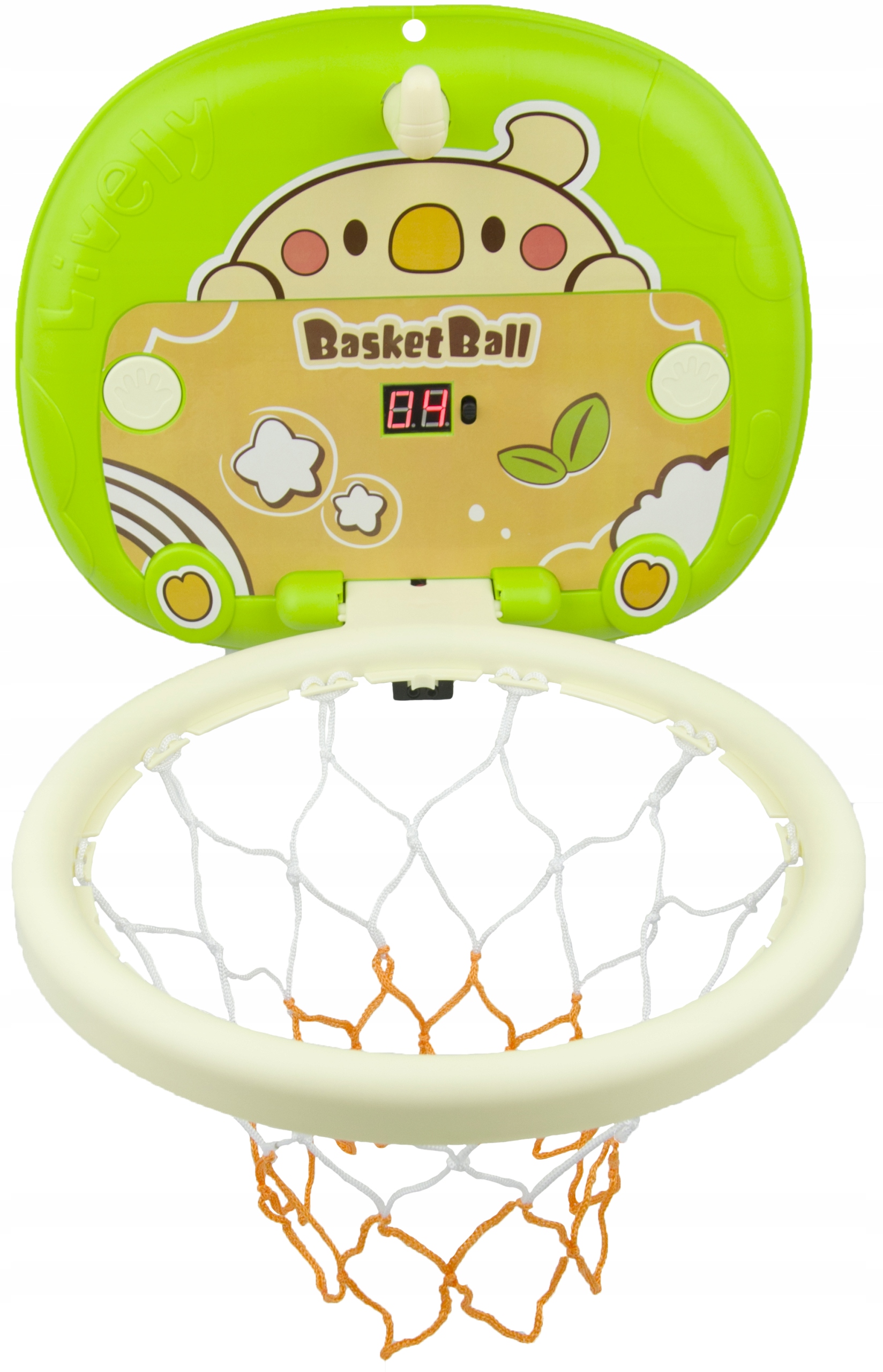MINI KOSZYKÓWKA OBRĘCZ DO KOSZYKÓWKI PIŁKA POMPKA WYŚWIETLACZ Z LICZNIKIEM