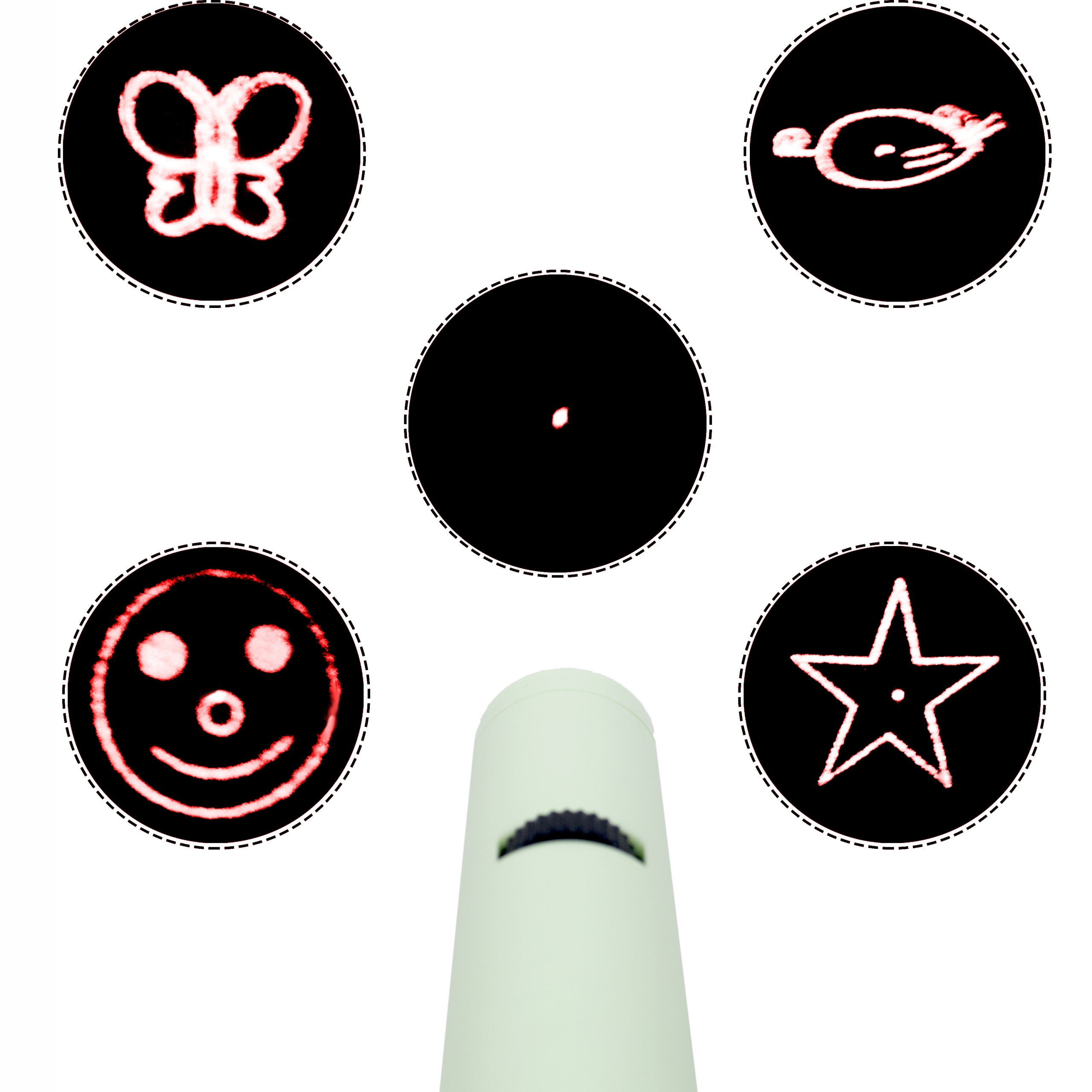 PROJEKTOR LASEROWY WSKAŹNIK LASEROWY LATARKA 3W1