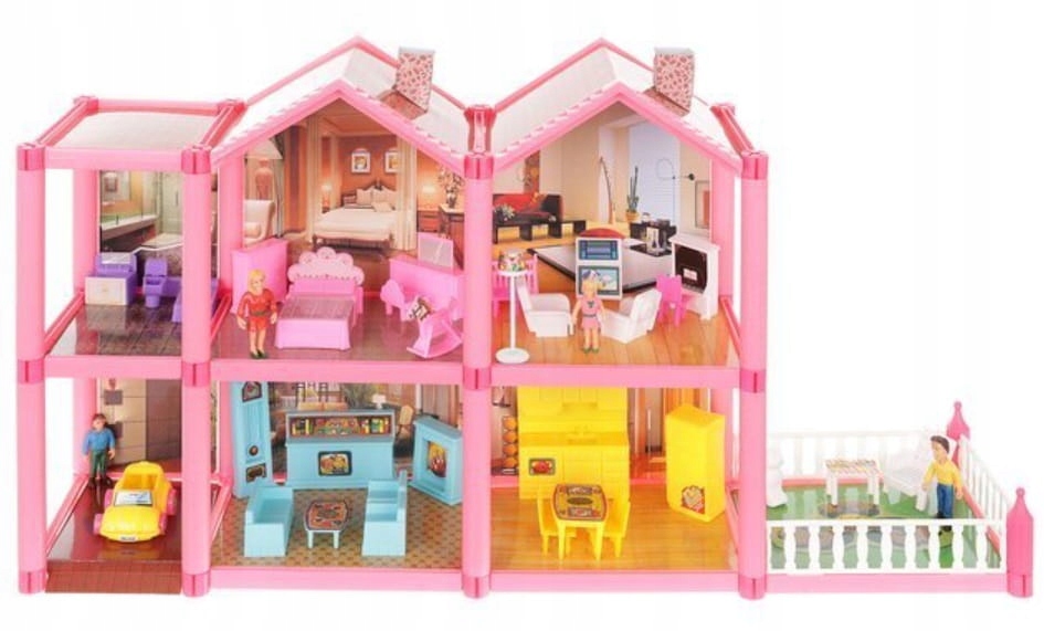 KREATYWNY DOMEK WILLA DO ZŁOŻENIA DOMEK MINI LALEK