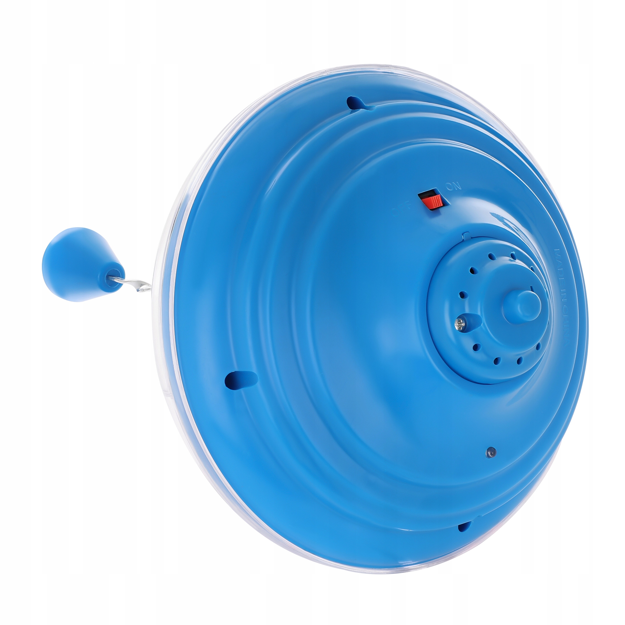 TĘCZOWY WIRUJĄCY BĄCZEK ŚWIECI W CIEMNOŚCI GRA