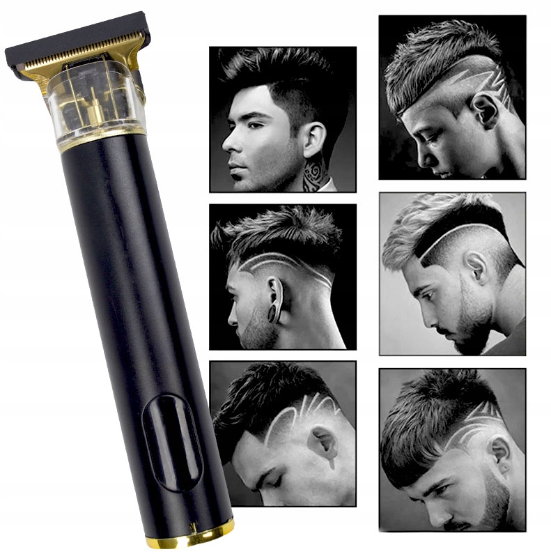 TR13 TRYMER DO STRZYŻENIA BRODY WŁOSÓW 3 NASADKI GRZEBIENIOWE GOLARKA LCD