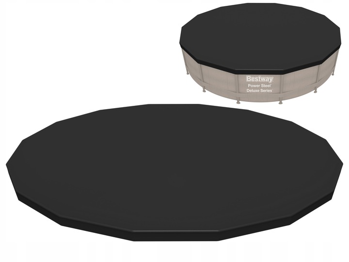 Pokrywa Basenowa Plandeka Mata Przykrycie Osłona Basenu BESTWAY 427cm 58248