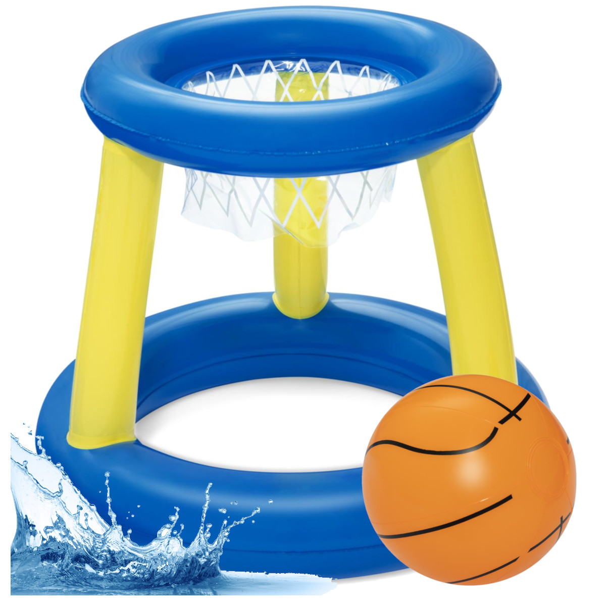 Pływająca Koszykówka Gra Zabawa Dmuchana Basenu +Piłka Zestaw Bestway 52418
