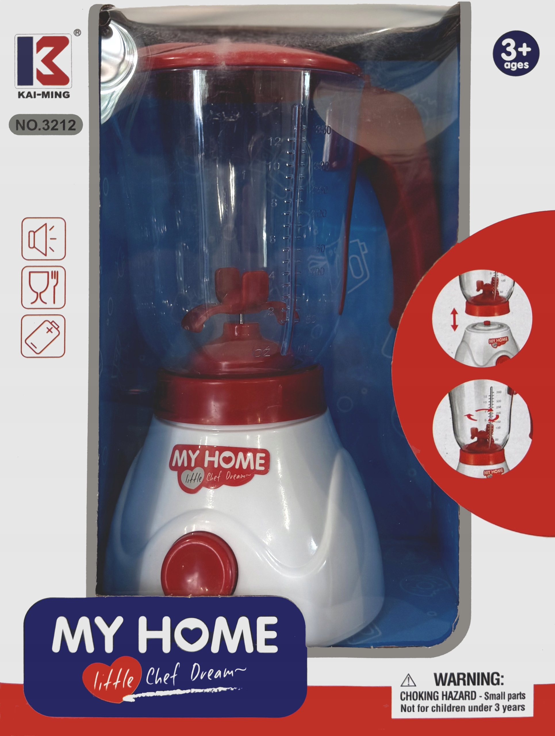 LT79 BLENDER DLA DZIECI ZABAWKOWY BLEDNER KIELICHOWY DZIAŁA NA BATERIE