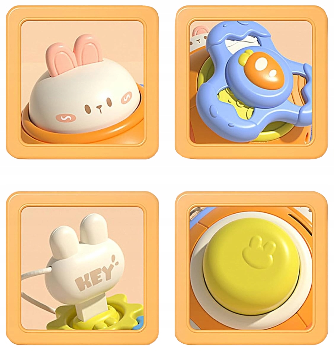 PIŁKA AKTYWNOŚCI INTERAKTYWNA ZABAWKA SENSORYCZNA 6w1 WIELOFUNKCYJNA PIŁKA