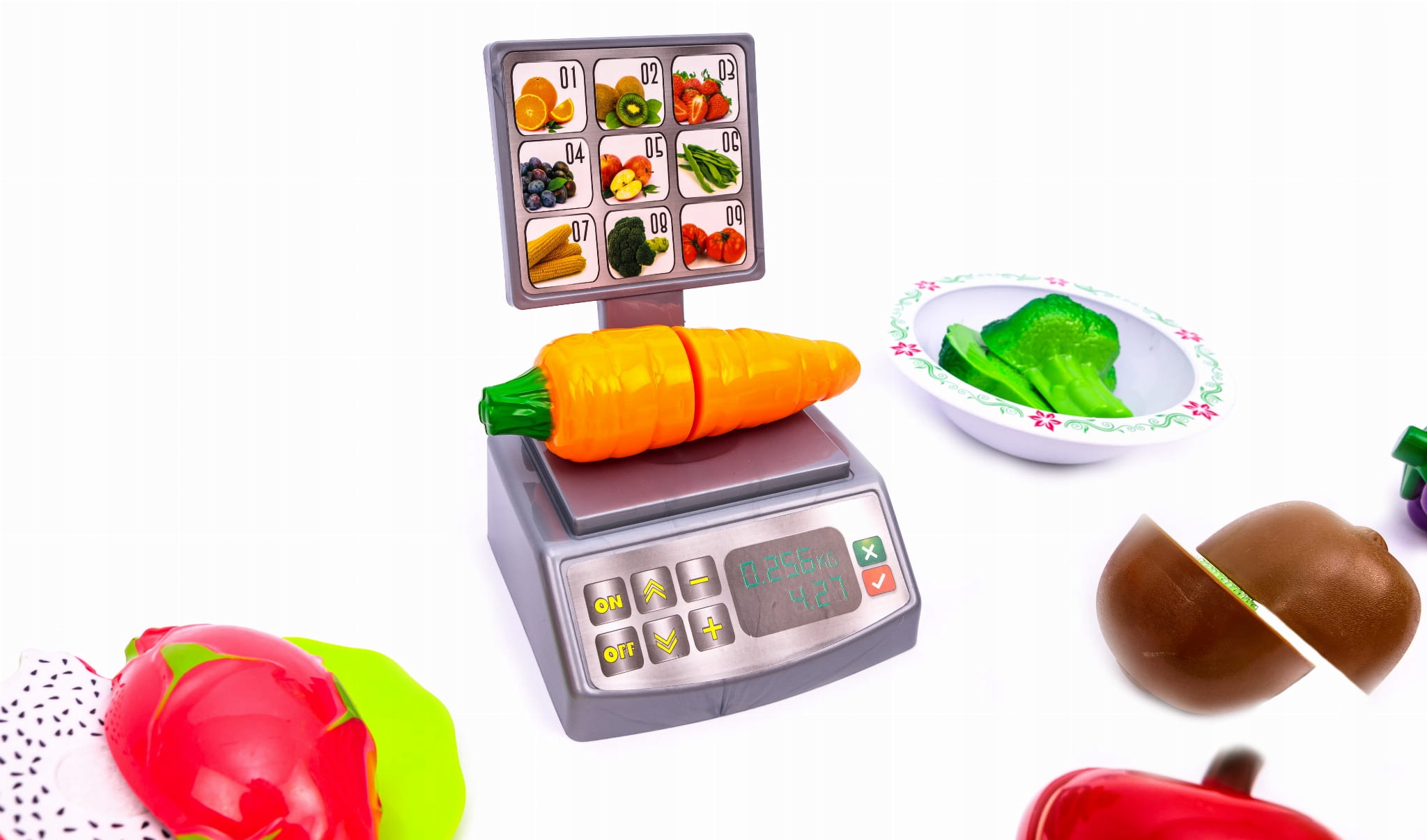 WARZYWA I OWOCE DO KROJENIA NA RZEPY W KOSZYKU