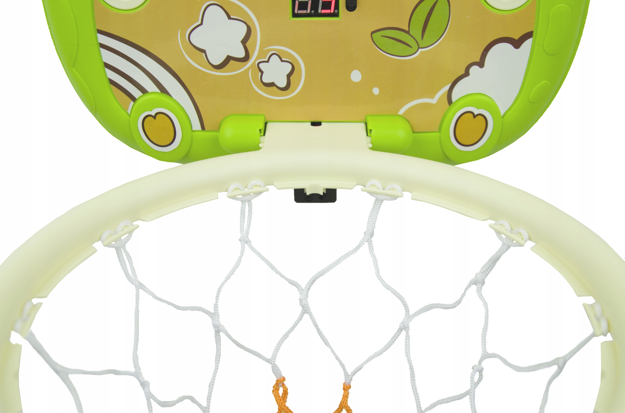 MINI KOSZYKÓWKA OBRĘCZ DO KOSZYKÓWKI PIŁKA POMPKA WYŚWIETLACZ Z LICZNIKIEM