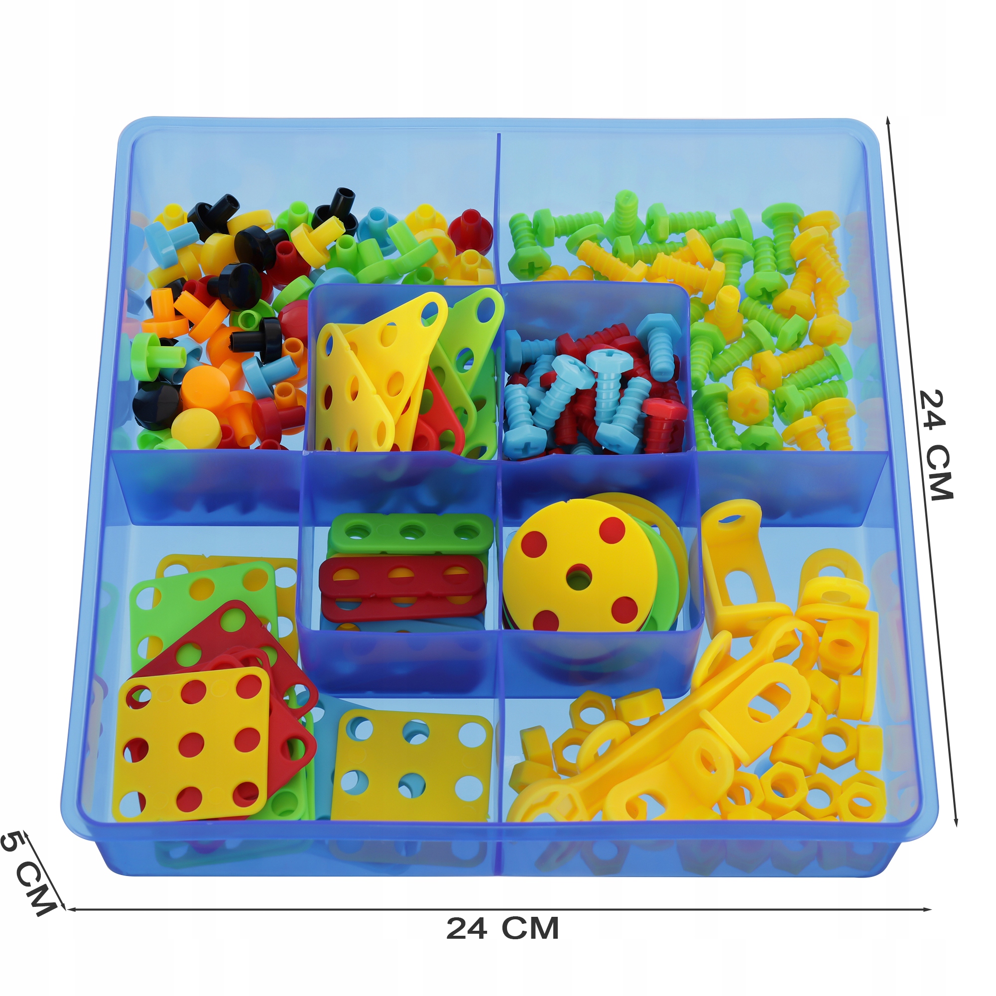 ZESTAW KONSTRUKCYJNY Z WIERTARKĄ 6W1 KREATYWNY 3D