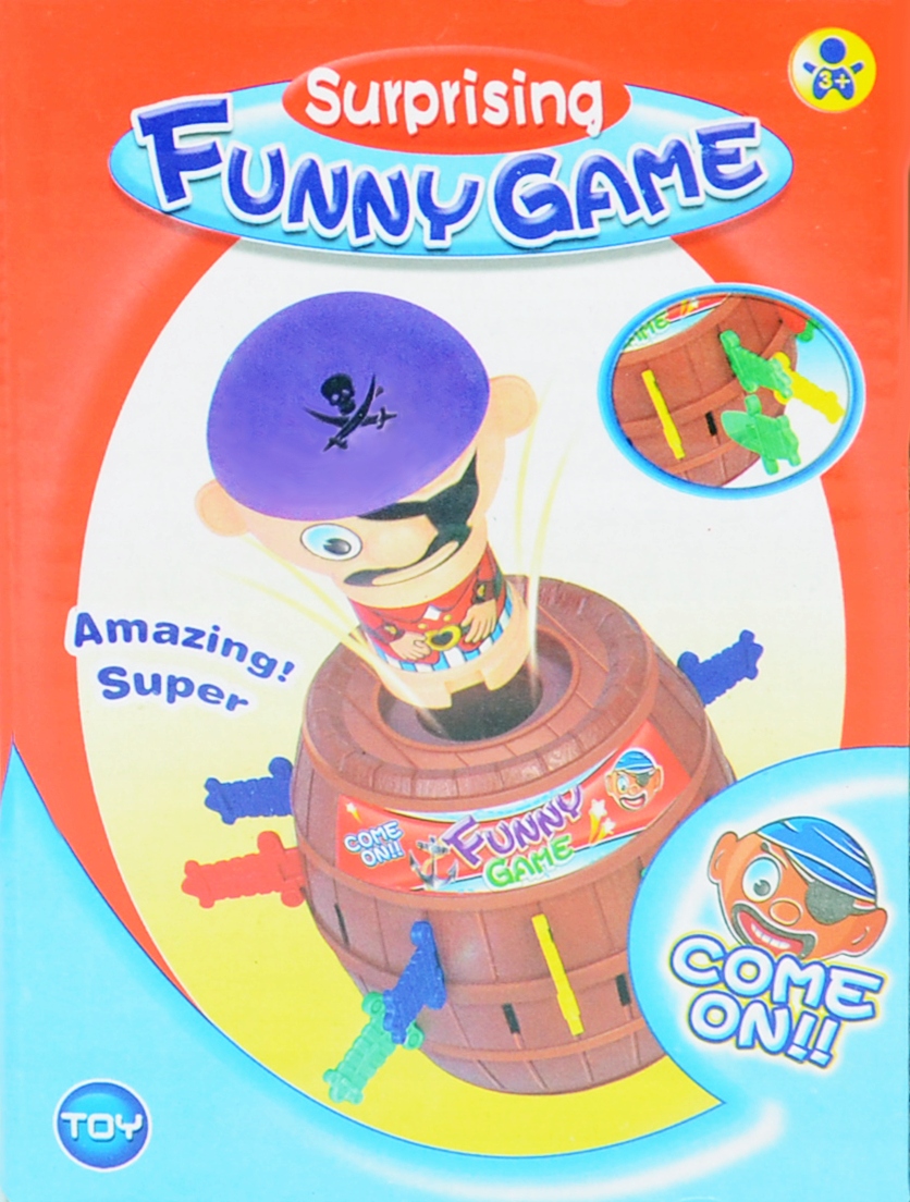 GRA W PIRATA UKŁUJ PIRATA SKACZĄCY PIRAT W BECZCE