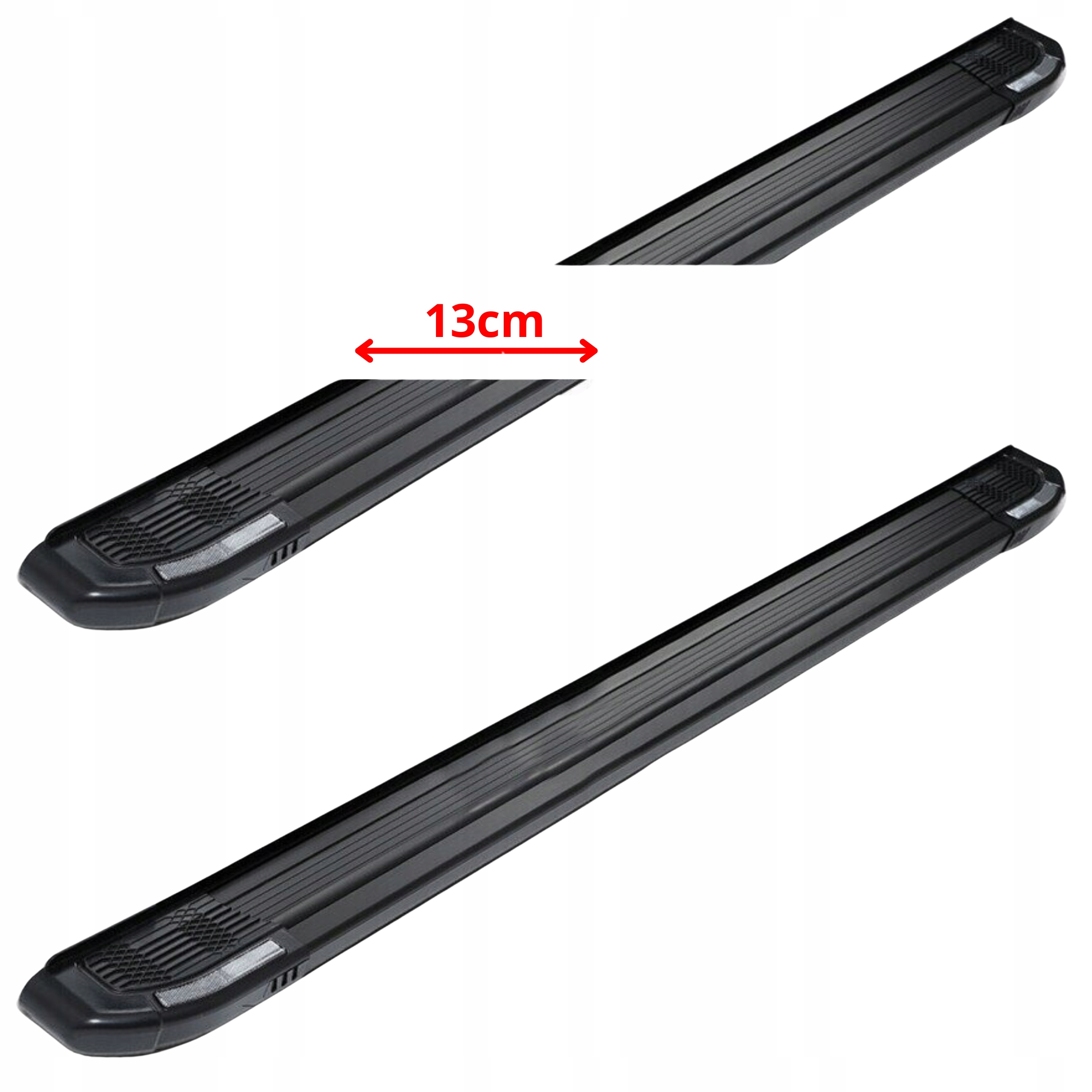 Detal aluminiowego profilu progów GKM Audi Q3