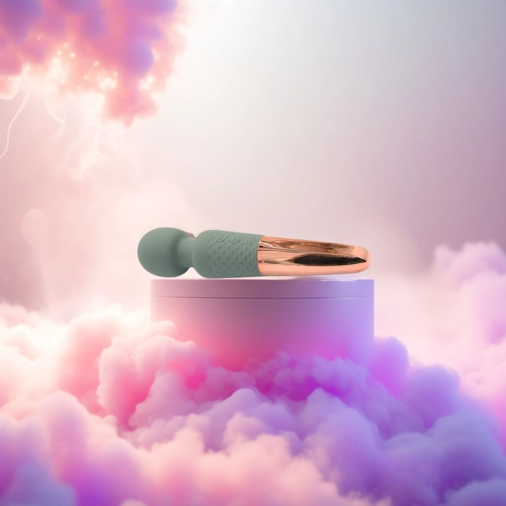 Dyskretny Wibrator Mikrofon 20 Trybów Wibrowania i 8 Prędkości Zielony