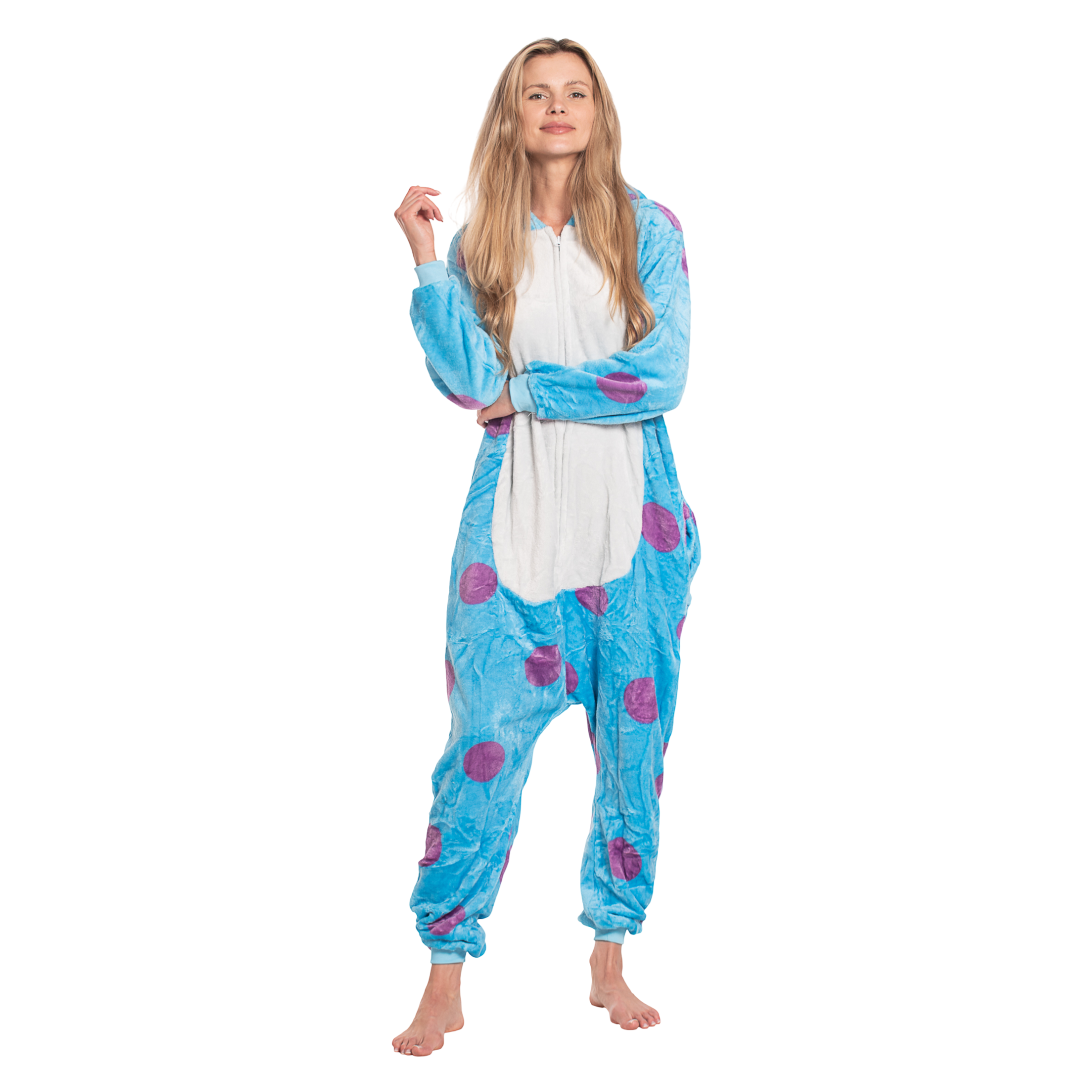 Piżama Damska Kombinezon Kigurumi Onesie Sulivan Niebieski 165-175 cm L