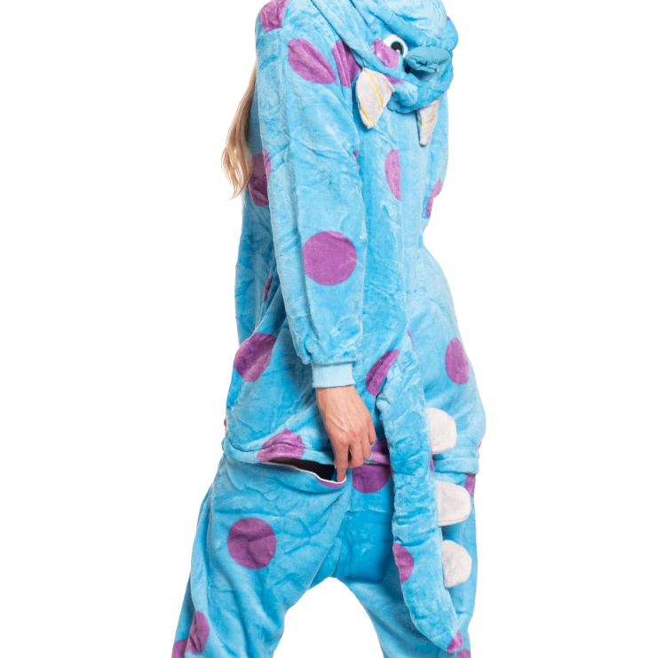 Piżama Damska Kombinezon Kigurumi Onesie Sulivan Niebieski 165-175 cm L
