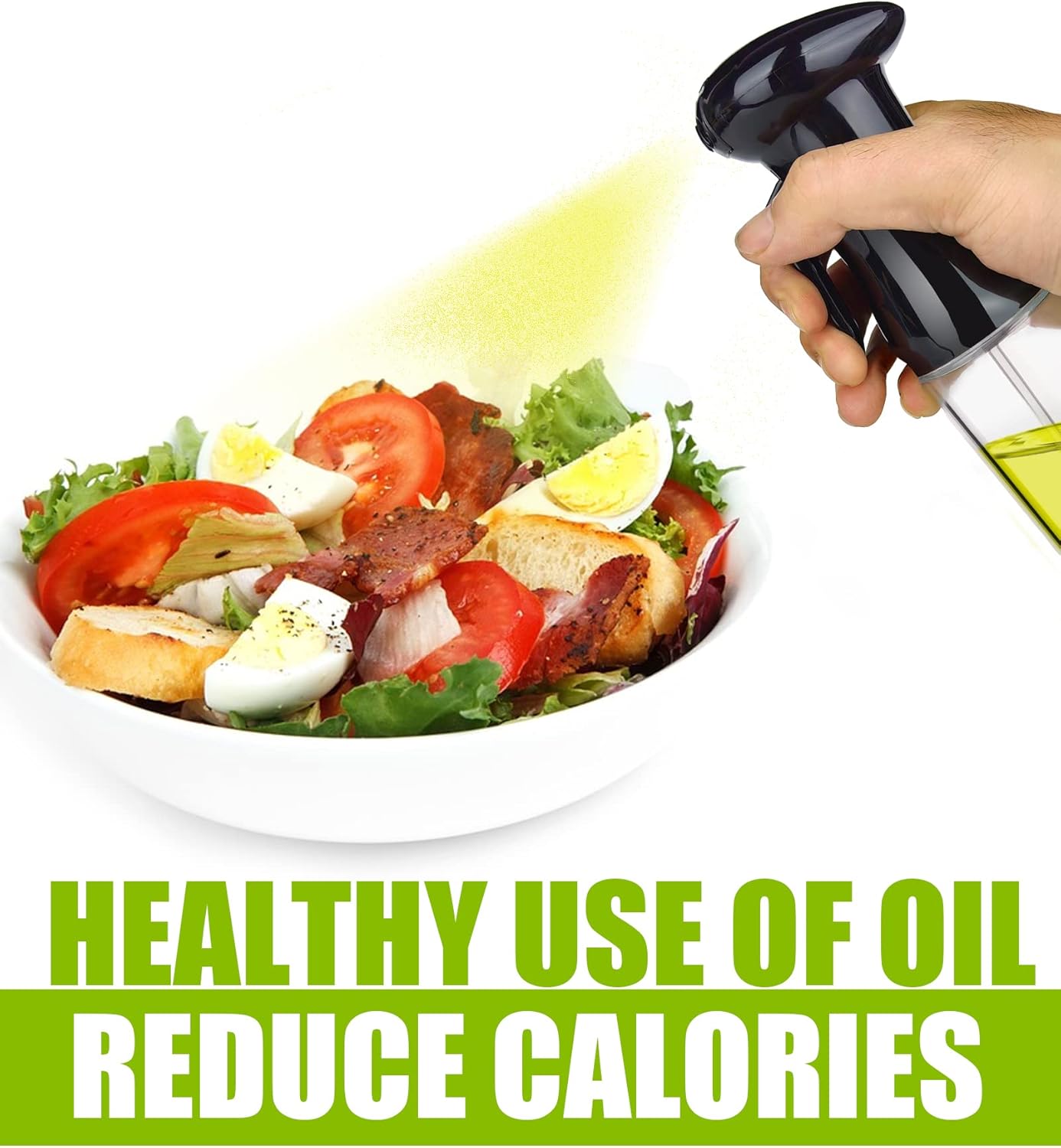 Rozpylacz do Oleju Czarny z Grubego Szkła Pojemność 200ml Do Frytownic