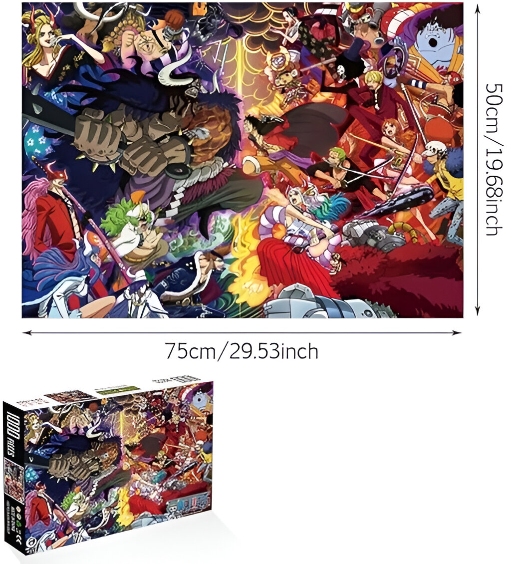 Puzzle Anime One Piece, 1000 Elemente, 70x50cm - eMAG.ro