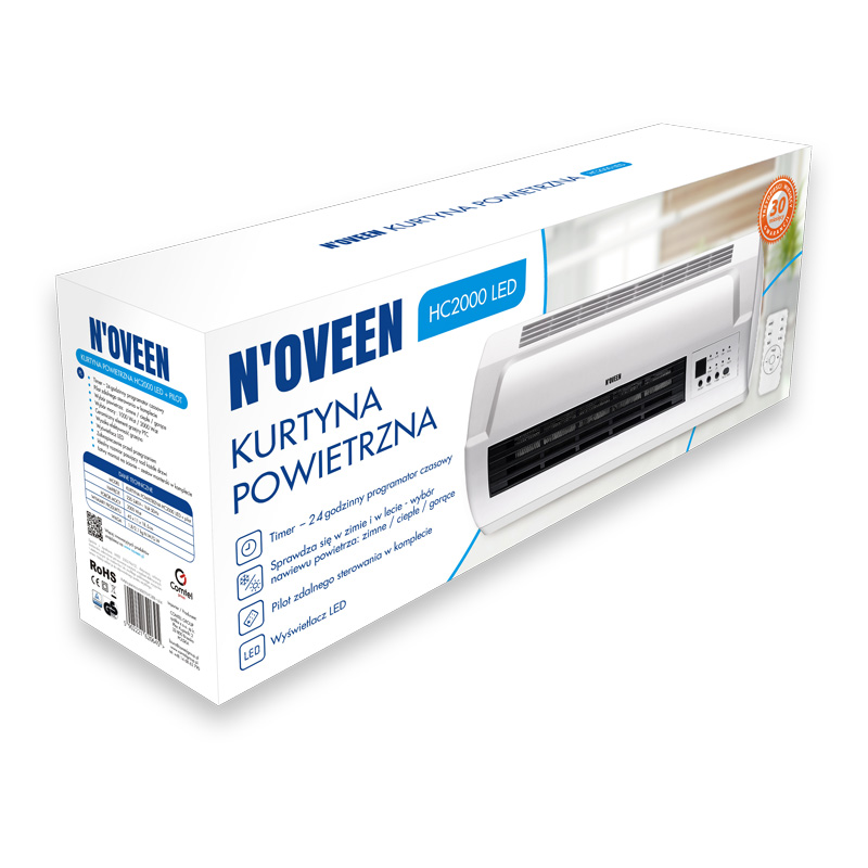 KURTYNA POWIETRZNA PILOT LED